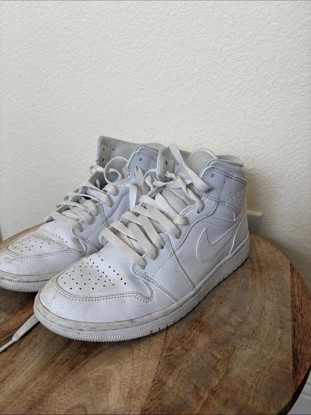 Jordan White High-Top Sneakers